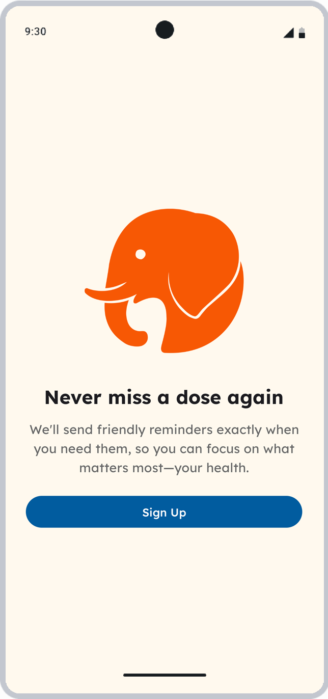 App screen